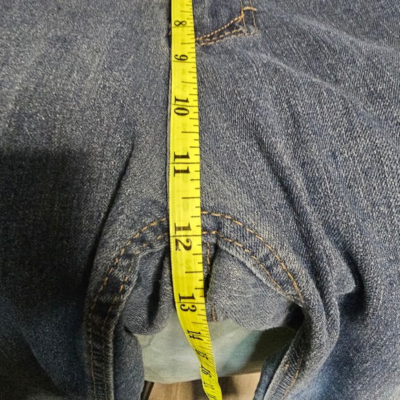 Vintage Genes Mens 36x32 Slim Fit Blue Wash Denim Jeans - Picture 7 of 8